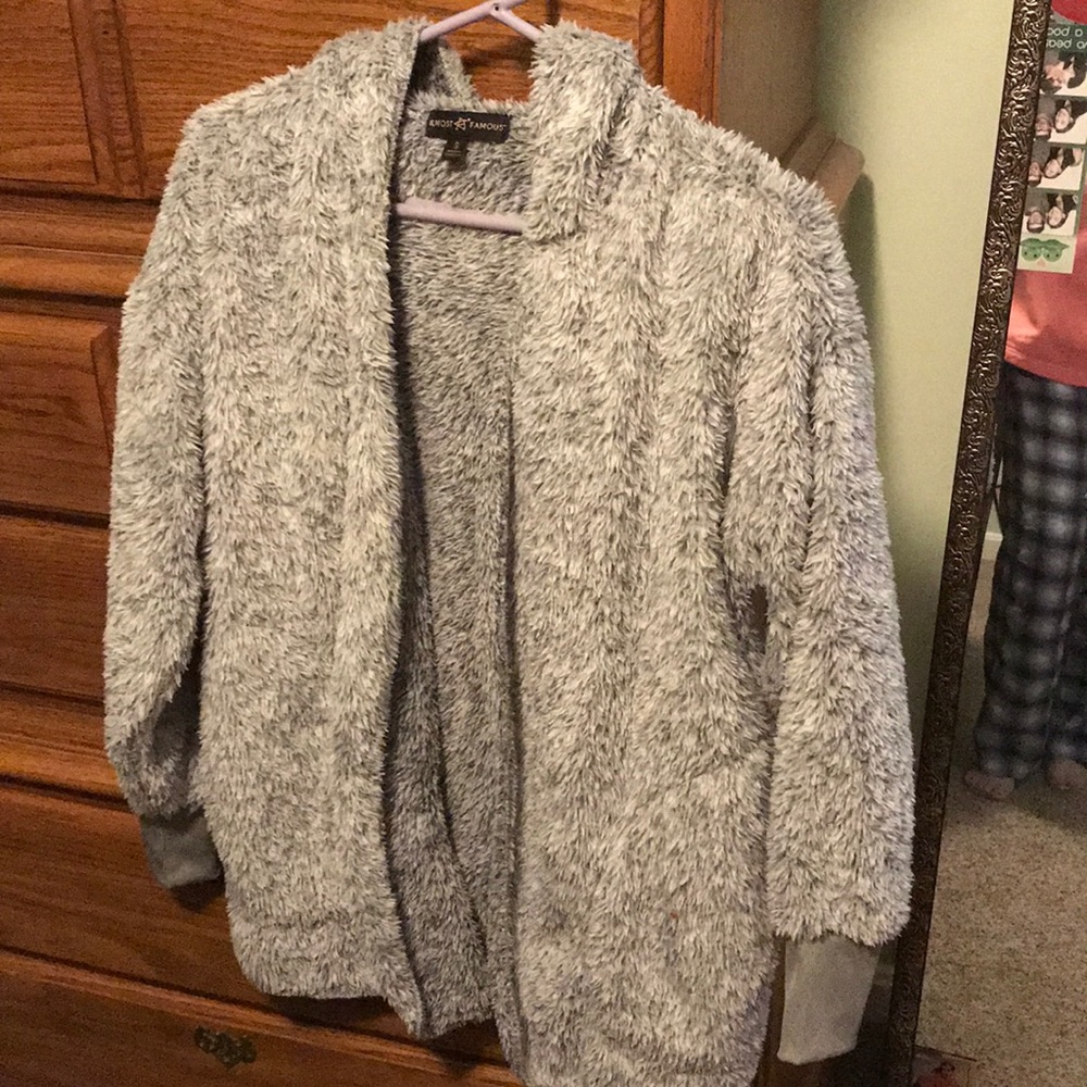 sherpa cardigan